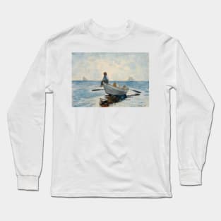 Boys in a Dory by Winslow Homer Long Sleeve T-Shirt